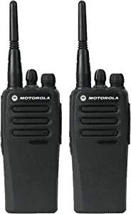 Two Motorola Two-Way Radios